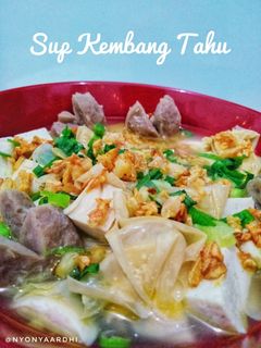 Foto resep Sup Kembang Tahu