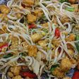 Tumis toge caisim tempe
