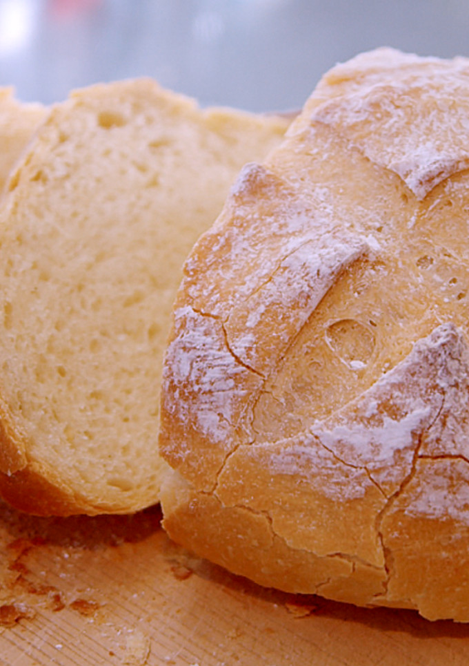 A picture of Simple Bread | Crispy Crust! Cob Loaf Bread.