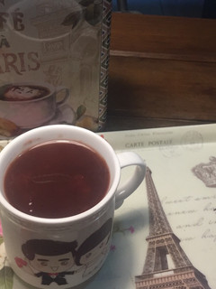 Una foto de Colada morada