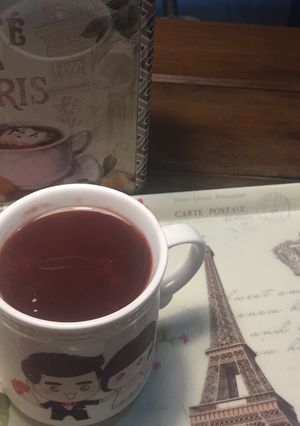 Una foto de Colada morada