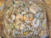 A picture of fried rice jasmine rice