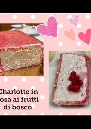 Foto di Charlotte in rosa ai frutti di bosco