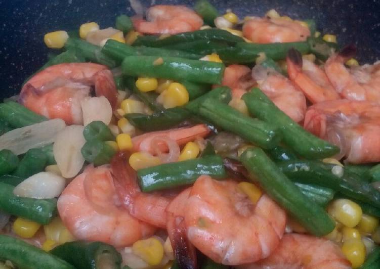 Resep Tumis Buncis Udang Cabe Hijau yang praktis