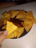 Nachos caseritos y poquitos ingredientes