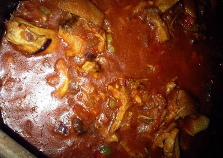 Recipe of Speedy Left over smoked turkey stew