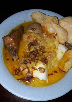 Foto resep Lonsay / Lontong sayur labu siam endeuss.. #menugagaldiet