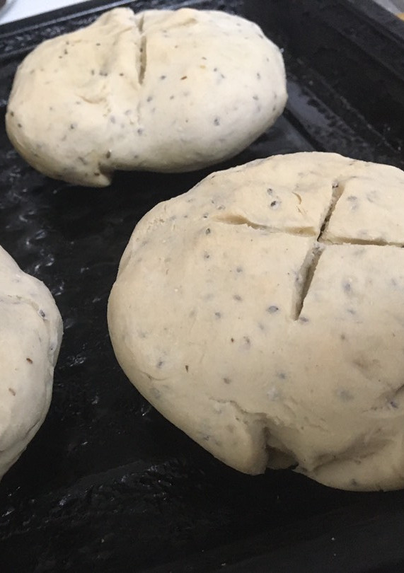 Una foto de Pancitos para hamburguesa (Sin TACC / Sin Gluten / Vegan)
