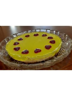 عکسی از دستور چیز کیک ساده