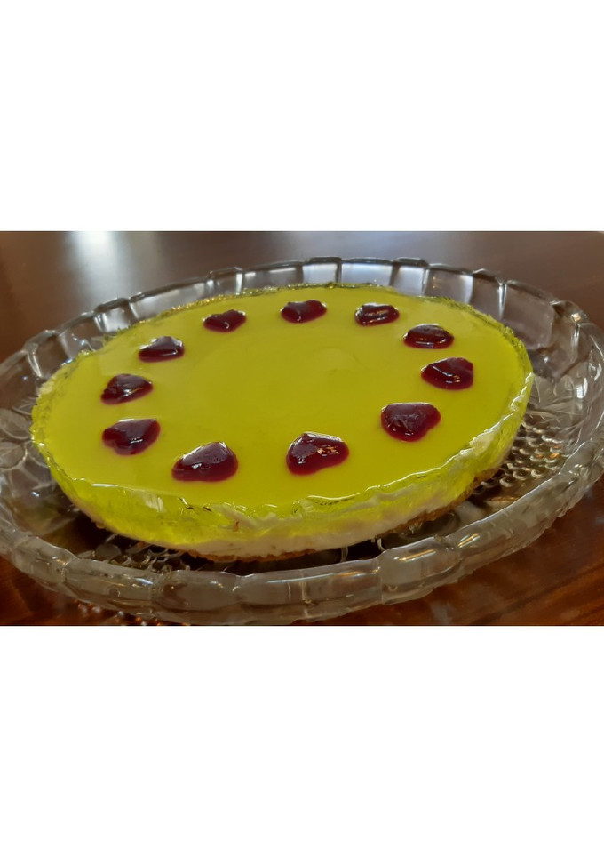 عکسی از دستور چیز کیک ساده