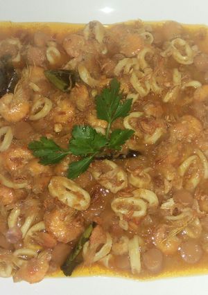 Foto resep Cumi Udang Sosis Pedas Manis Gealgeol