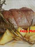 Rollé di Agnellino con Rosmarino, Aglio, Paprika Forte e Patate