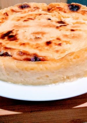 Una foto de Torta de queso de San Sebastián
