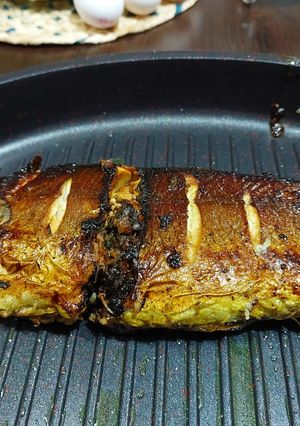 عکسی از دستور ماهی شکم پر بدون فر 😋