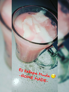 Foto resep Es Kelapa Muda kw / Home Made