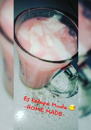 Foto resep Es Kelapa Muda kw / Home Made