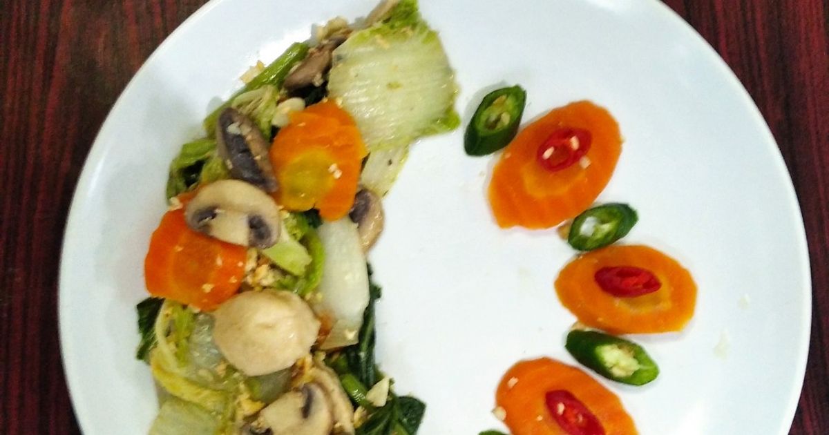 *Capcay Sayur Jamur*