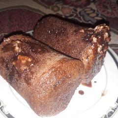 A picture of Chocolate roll cake.