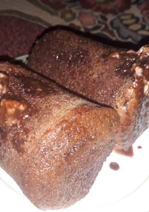 A picture of Chocolate roll cake.