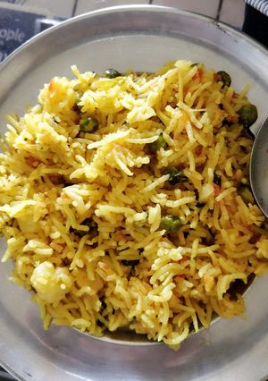 A picture of Veg Pulav.