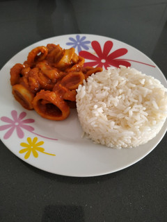 Una foto de Calamares en salsa americana monsieur cuisine connect