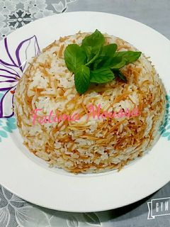 صورة لوصفة رز بشعيرية