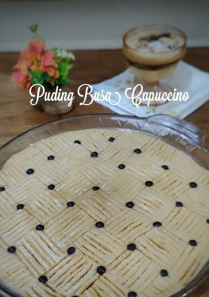 Foto resep Puding Busa Cappuccino (Puding Pyrex)