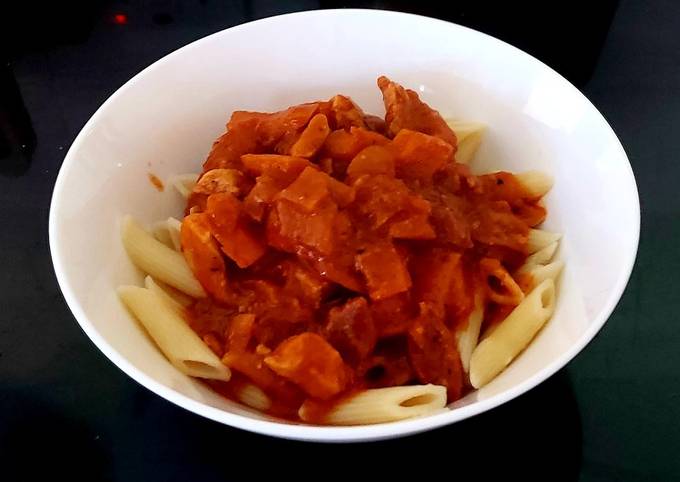 My Spicy Chicken & Chorizo Pasta