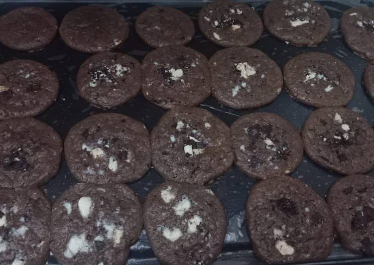 Recipe of Any-night-of-the-week Chocolate Cookies Eggless