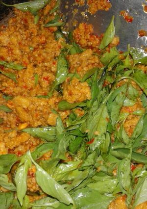 Foto resep Tumis Oncom Kemangi Pedas