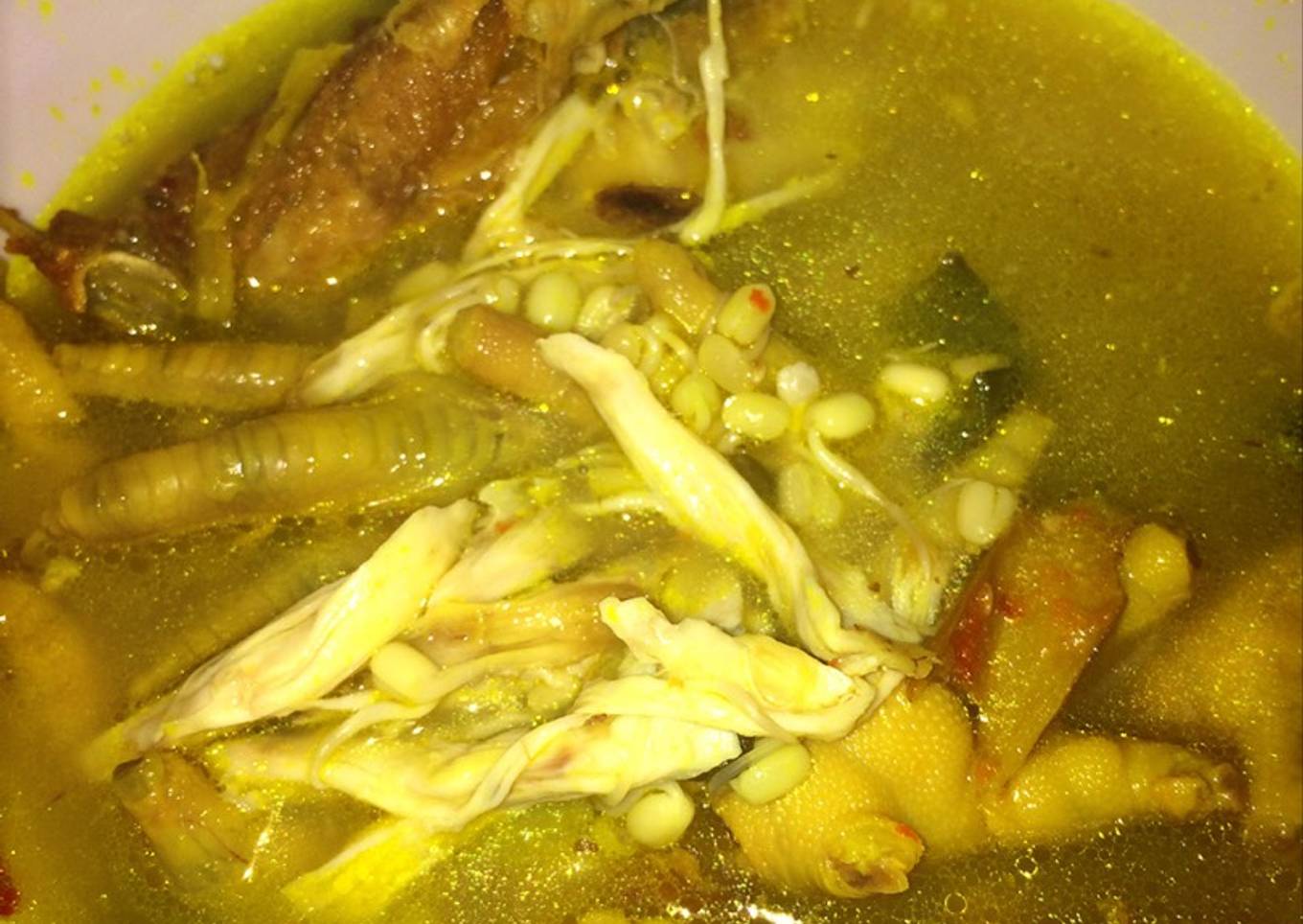 Soto ayam dan ceker