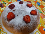 کیک دورنگ خوشمزه و دلربا 🍓