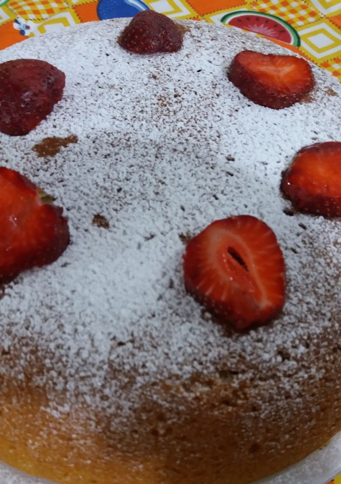 عکسی از دستور کیک دورنگ خوشمزه و دلربا 🍓