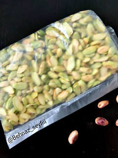عکسی از دستور خلال و پرک پسته (فریز و خشک کردن)