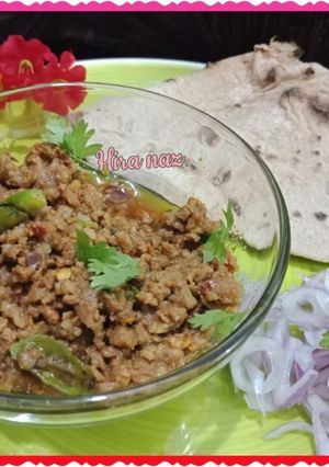 A picture of Dam ke Qeema(With out onion,tomato qeema).