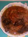 Assorted meat peppersoup with yam