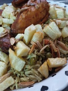 صورة لوصفة اوزي الدجاج