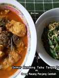 Ide Menu "Semur Bandeng Tahu Tanpa Pala vs Oseng Kacang Panjang Cambah"