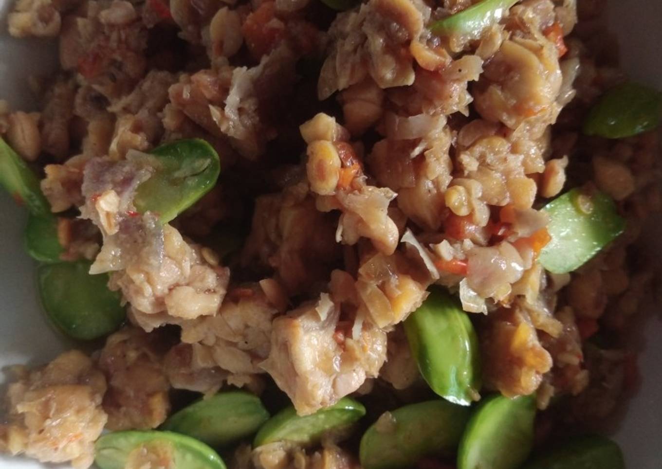 Sambal tempe pete