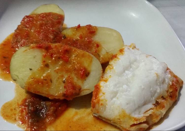 Bacalao a la Vizcaína con toques Canarios