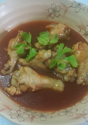 รูปของ ไก่ซอสน้ำแดง