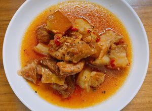 Hình của món Thịt kho nước dừa tươi.