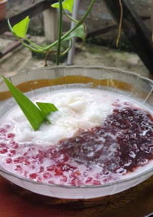 Foto resep Bubur campur (bubur sumsum,bubur ketan hitam,bubur mutiara)