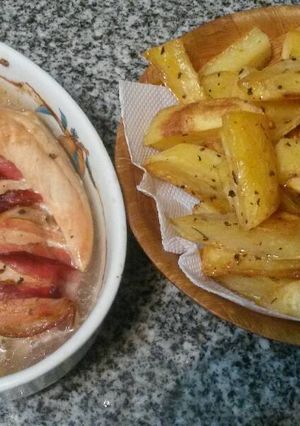 Una foto de Supremas rellenas en panceta