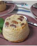 Flan con leche y vino