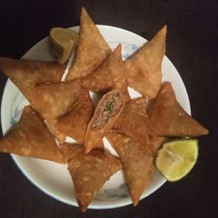 Beef Samosas A picture of Beef Samosas.