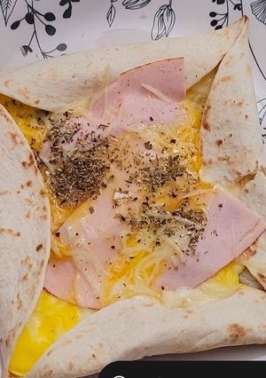 Une photo de Tortilla jambon œuf