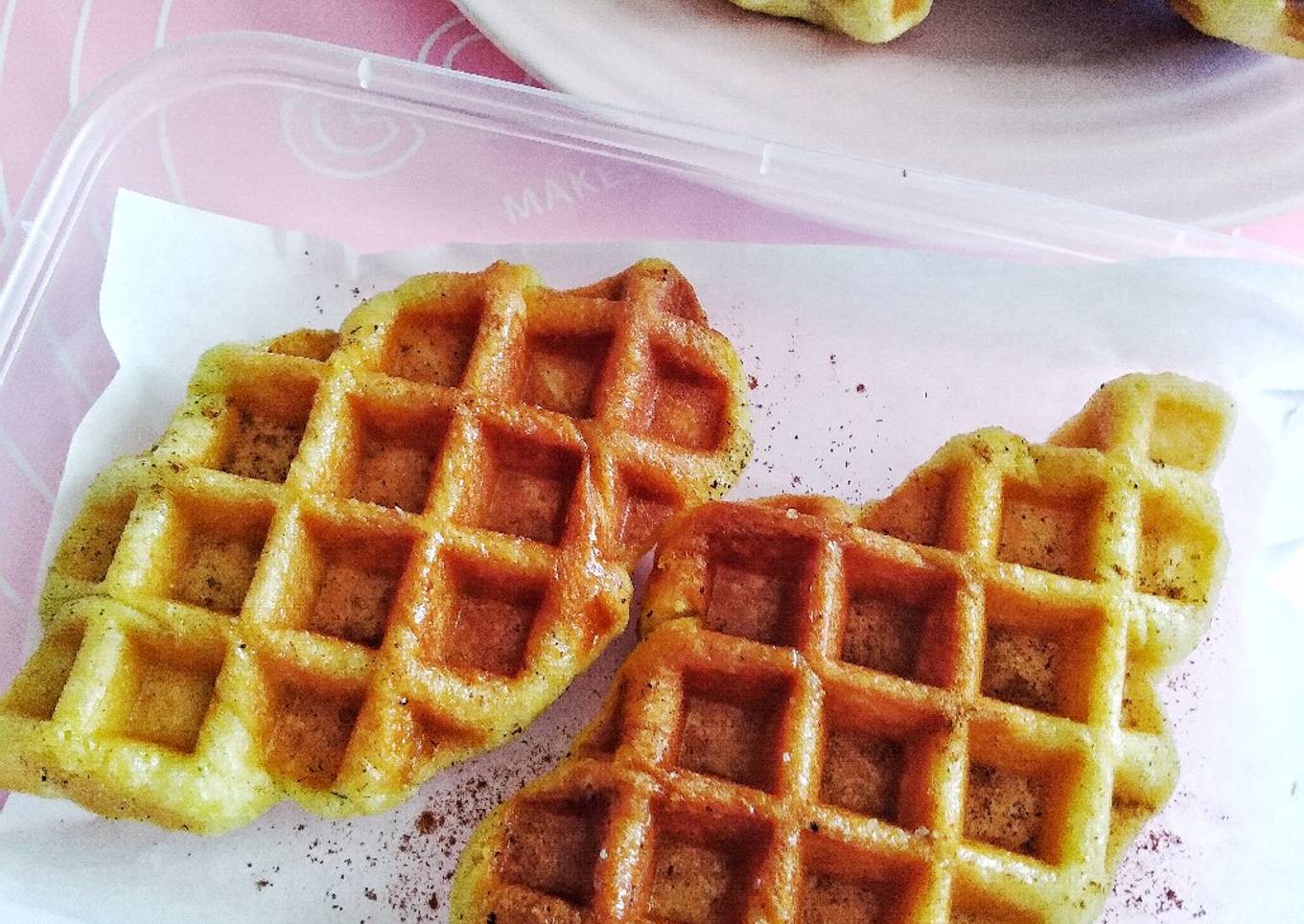 Crunchy Oat Bread Waffle| Croffle ala-ala | Tanpa Timbangan