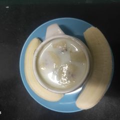 A picture of Yummy banana shake.