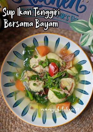 Gambar Sup Ikan Tenggiri Bersama Bayam